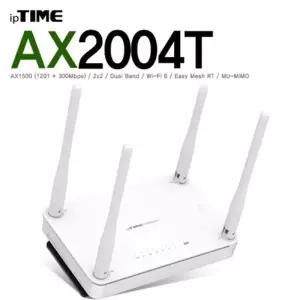 ipTIME(아이피타임) 647MZQ38 11ax 유무선 공유기 AX2004T WHITE