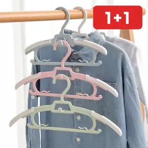 아동 유아 어린이 사이즈 조절 옷걸이 신생아 옷장 정리  1+1