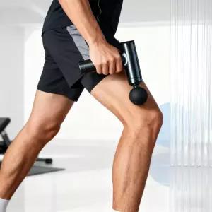 신형 미니 핸드헬드 진동 마사지건 휴대용 근육 이완 전기 마사지기 피트니스 진동기