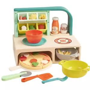 셰프 역할놀이 피자 파스타 만들기 조리대 4세여아 아동완구 어린이선물 3세 사회성발달