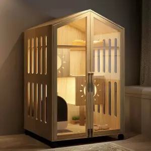 낚시대 거치대 보관 원목 로드거치대 캐비닛 수납장