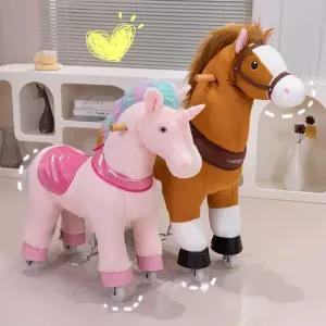 말타기인형 흔들목마 승마장난감 장난감말 흔들놀이기구 생일선물용 방꾸미기모형