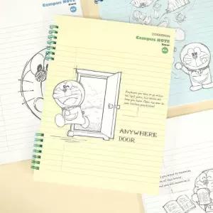 도라에몽 더블링 캠퍼스 노트 귀여운 캐릭터 줄라인 공책 4권 1세트