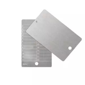 시드 플레이트 스토리지 비트코인 개인 키워드 니모닉