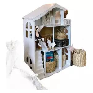 원목 인형의집 돌하우스 나무집 화이트 주방놀이 반점 소량 역할놀이