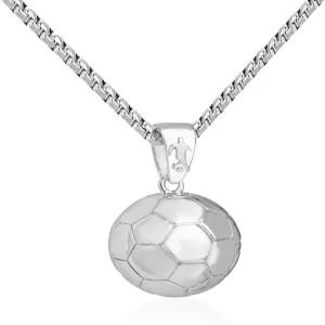 농구 축구 럭비 펜던트 골드 실버 스테인리스 스틸 체인 스포츠 목걸이 힙합 주얼리 팬 선물