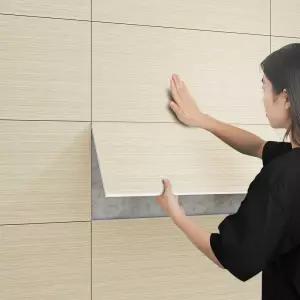 벽지 접착식 셀프 시트지 벽폼 폼블럭 대리석 욕실 유광