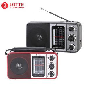 롯데 휴대용 라디오 고감도 핑키-250/핑키-260 FM/AM USB재생 SD카드 단파라디오