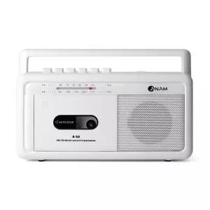 아남 A-20 카세트 플레이어 화이트/ 녹음기능 FM라디오 USB모드 이어폰연결 화이트