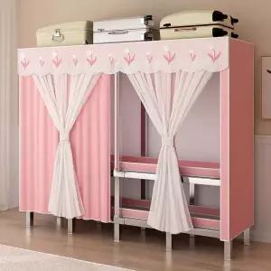 조립식 옷장 기숙사 수납장 가정용 차취방 대형 캐비닛 접이식 이불장 간이 침실 원룸