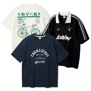 [앨빈클로]SS 남성 여성 반팔티 오버핏 무지티 프린트 긴팔티 박스티 헨리넥 남자