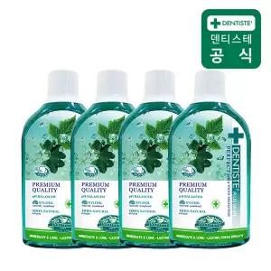 덴티스테 내추럴 오랄린스 700ml 4개 가글