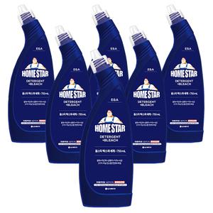 홈스타 락스와세제 후로랄파인 750ml x 6개 욕실 주방 화장실 청소 살균 세제 세정제