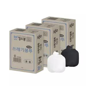 킹스봉 뽑아쓰는 배접 쓰레기 봉투 100매 _ 중 (60L)