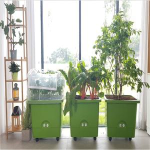 [본사직배]국산 화분들 심지식 HW-D형 자동급수 화분 텃밭재배 급수봉 베란다 옥상 발코니