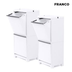 프랑코 스탠드 분리수거함2단(40L) 2개 SET