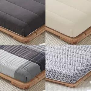 순면 토퍼 매트리스 커버 5cm 7.5cm 퀸 킹