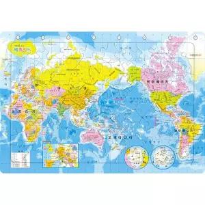 [아트박스]/퍼즐사랑 80조각 판퍼즐 - 세계지도