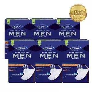테나 맨 레벨3 16매x6팩 (총 96매) 남성용 요실금패드 성인용기저귀