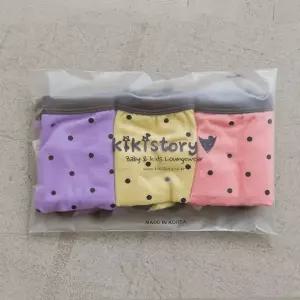 [보리보리/키키스토리]국내생산 무형광 팬티 도트(여아)3종 세트