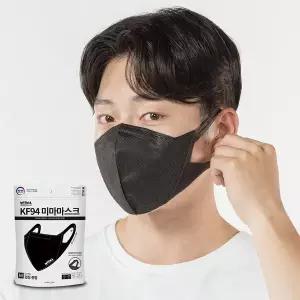 미마 보건용마스크 중형 검정 30개입(KF94)