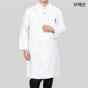 폴리마뜨 남 의사 가운 긴팔 실험복 연구원 병원 실습