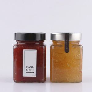 유리병 70파이 프리미엄 사각380ml 1개 쨈병 꿀병 유리용기 잼병 공병 수제청병