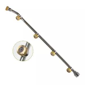 Q-2 곡형 농약 노즐 5구(도금) 농약분무기 노즐 약대 부품 분사기