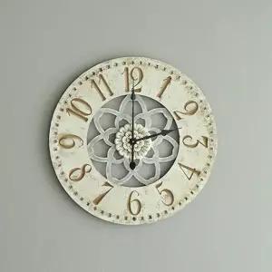 [꼬떼따블](센텀시티점) 엔틱 라운드 벽시계 E11720