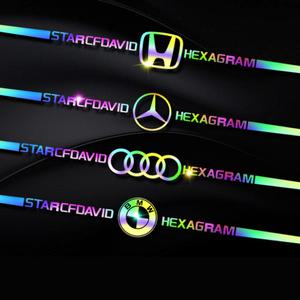 오토크루 차량용 로고 홀로그램 스티커