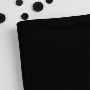 태백섬유 융 기모 쿠션지 원단 블랙 사방 스판 다이마루 무지