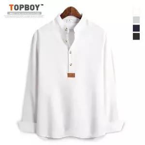 [탑보이]보카시 헨리넥 긴팔셔츠  MN437 _P305980812