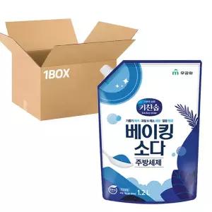 무궁화 키친솝 베이킹소다 주방세제 1.2L x10개 (1박스)