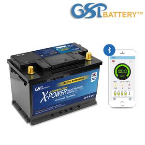 GSP배터리 4세대 스마트 엑스파워 리튬인산철 자동차 배터리 XP 80A