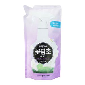 엘지 샤프란케어 꽃담초 섬유탈취제 자스민꽃향 320ml 1개