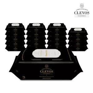 [클레보스] 에센셜 블랙 물티슈 캡형 70매 20팩