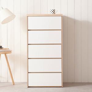 아카시아 화이트 5단 서랍장 수납장 600