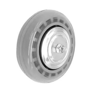 경량 투명 무소음 인라인 바퀴 캐스터 12.5cm(5인치) 휠 