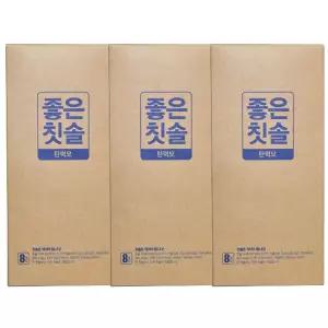 바른생활 좋은칫솔 탄력모, 8입, 3개