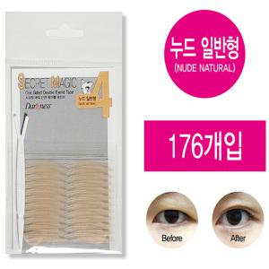 다크니스 시크릿 매직 단면 쌍꺼풀 테이프 누드 일반형 176개입(no4)