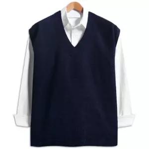 [탑보이][탑보이] 골지 오버핏 브이넥 니트조끼 (LW108)