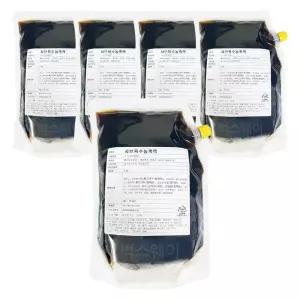 /배) 샤브샤브 육수농축액 2kg 5개 /전골국물 샤브육수 샤브농축액