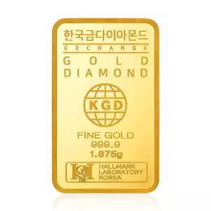 [한국금다이아몬드] 순금 골드바 24K 1.875g 999.9 금시세