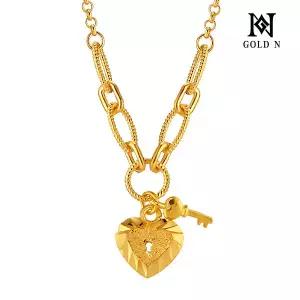 골드앤 순금 24K 하트클루 목걸이