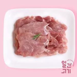 [일간고기][냉장]무항생제 한돈 후지뒷다리살 불고기용 500g