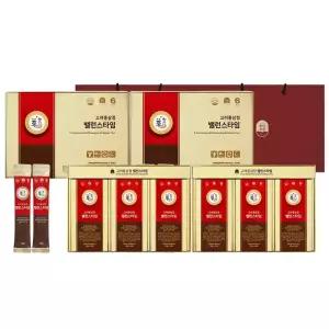 풍년보감 고려홍삼정 6년근 밸런스타임 홍삼스틱  선물세트 10g, 30포 2개 (총 60포)