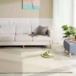 아트박스 엘르비 코튼노떼 유럽풍 슬러브 직조 순면 러그 100x145cm 16평형)