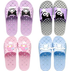 산리오 물빠짐이좋은 보보 EVA 소프트 성인욕실화 - 마이멜로디 시나모롤 쿠로미