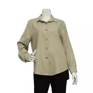 [최복호](대구신세계)프린팅 트임 언발 셔츠(A2311003)