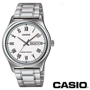 카시오 MTP-V006D-7B 남성 메탈 시계